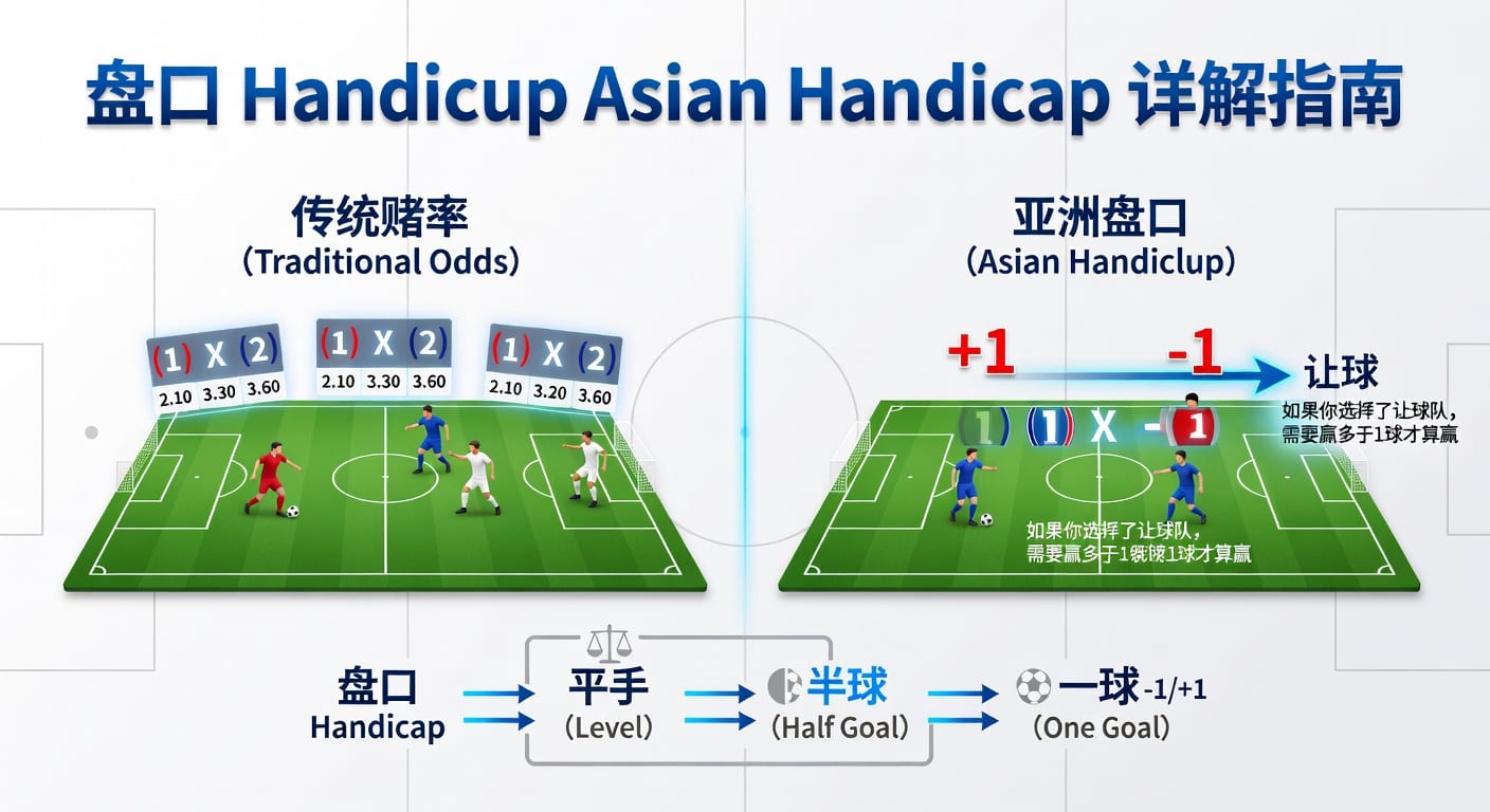 亚洲盘Asian Handicap：足球博彩深度解析与玩法指南