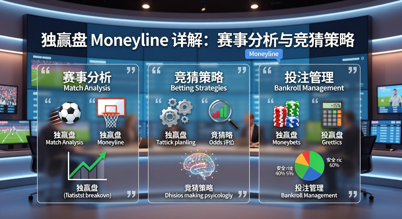 独赢盘 moneyline 实战解读：胜负判断与投注技巧